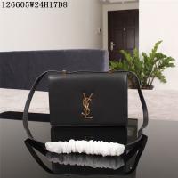 Yves Saint Laurent Monogramme Cross body Shoulder Bag 126605 Black