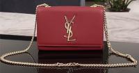 Yves Saint Laurent Monogramme Cross body Shoulder Bag 1311228 Burgundy