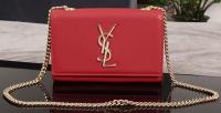 Yves Saint Laurent Monogramme Cross body Shoulder Bag 1311228 Red