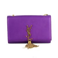 Yves Saint Laurent Monogramme Cross body Shoulder Bag 66016 Purple