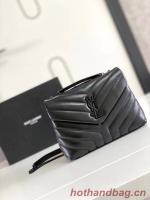 SAINT LAURENT LOULOU SMALL IN MATELASSE Y LEATHER 467072 black&OXIDIZED NICKEL HARDWARE SAINT LAURENT LOULOU SMALL IN MATELASSE Y LEATHER 467072 black&OXIDIZED NICKEL HARDWARE