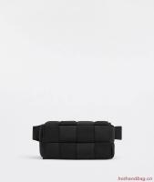 Bottega Veneta CASSETTE Mini Nylon belt bag 8952 Black