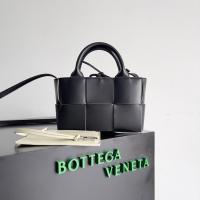 Bottega Veneta Candy Arco Tote Bag 729029 black&Cream