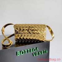 Bottega Veneta Mini Andiamo Cross Body Bag 755545 gold