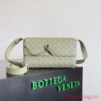 Bottega Veneta Mini Andiamo Cross Body Bag 755545 light green