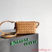 Bottega Veneta Mini Loop Camera Bag 723547 brown