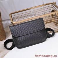 Bottega Veneta Original Leather Mens Chest Bag 6801 4 Black