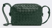 Bottega Veneta Small intrecciato leather cross body bag 680255 Raintree