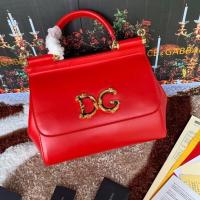 Dolce & Gabbana Origianl Leather Shoulder Bag 5157 red