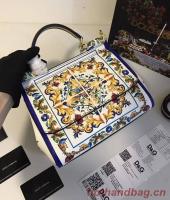 Dolce & Gabbana SICILY Bag Calfskin Leather 4136 25