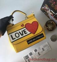 Dolce & Gabbana SICILY Bag Calfskin Leather 4136 26