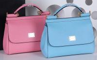 Dolce & Gabbana SICILY Calfskin Tote Bag BB4136