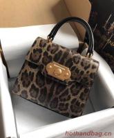 Dolce & Gabbana SICILY Chrysanthemum Calfskin Tote Bags 5588 3 black