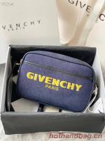 GIVENCHY shoulder bag 1990 dark blue