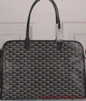 Goyard Calfskin Leather Tote Bag G5896 Black