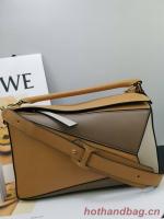 Loewe Puzzle Bag Original Leather 61842 brown&gray