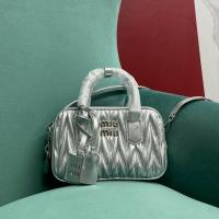 Miu Miu Wander Matelasse Original Sheepskin Bag M 014 Silver