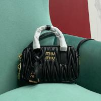 Miu Miu Wander Matelasse Original Sheepskin Bag M 014 black