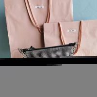 miu miu Leather Shoulder Bag 6BC203 black