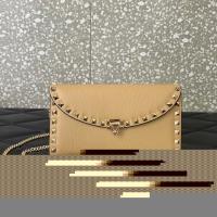 VALENTINO GARAVANI Loco Calf leather bag 0059 Apricot
