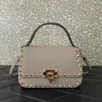 VALENTINO GARAVANI Loco Calf leather bag 0345 gray
