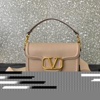 VALENTINO Loco calfskin leather bag B0M98 Cream