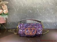 VALENTINO MINI LOCO Imitation crystal handbag K53M 2