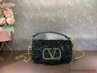 VALENTINO MINI LOCO Imitation crystal handbag K53M 4