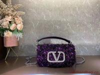 VALENTINO MINI LOCO Imitation crystal handbag K53M 6
