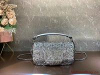 VALENTINO MINI LOCO Imitation crystal handbag K53M 7