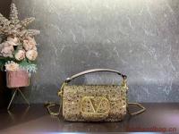 VALENTINO MINI LOCO Imitation crystal handbag K53M 8