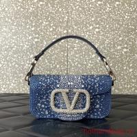 VALENTINO V logo MINI LOCO bag 5032C blue