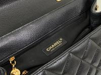 Chanel Matelasse Chain Shoulder Bag LambSkin Bordeaux Black
