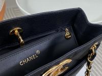 Chanel Coco Mark Chain Tote Bag Black