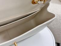Chanel Lambskin Quilted XL Jumbo Single Flap White