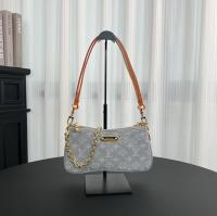 LV new "Pochette" denim denim collection Grey