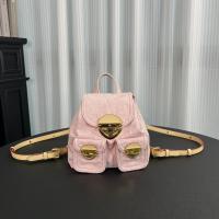 LV new "backpack" denim denim collection Pink