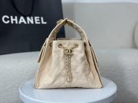CHANEL Fine grained caviar calf leather 25C Faint Yellow
