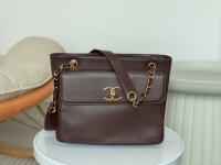 CHANEL Vintage Original Sheepskin Collection Wine Red