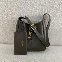 Saint Laurent Le 5 7 Supple Baby Shoulder Bag in Grained Leather Saint Laurent Le 5 7 Supple Baby Shoulder Bag in Grained Leather