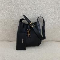 Saint Laurent Le 5 7 Supple Baby Shoulder Bag in Grained Leather Black Saint Laurent Le 5 7 Supple Baby Shoulder Bag in Grained Leather Black