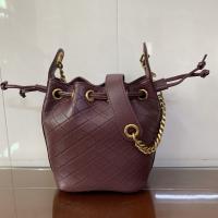 Saint Laurent Cassandra Mini leather bucket bag Burgundy Saint Laurent Cassandra Mini leather bucket bag Burgundy