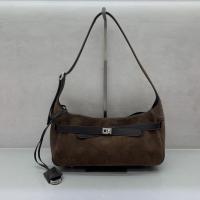 Balenciaga Bel Air Small Suede Shoulder Bag