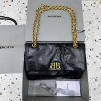 Balenciaga Le Monaco Chain Shoulder Backpack Black