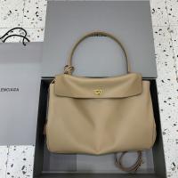Balenciaga Rodeo Medium Leather Shoulder Bag