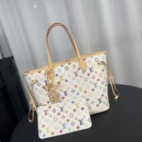 Louis Vuitton Neverfull MM Monogram Empreinte leather bag